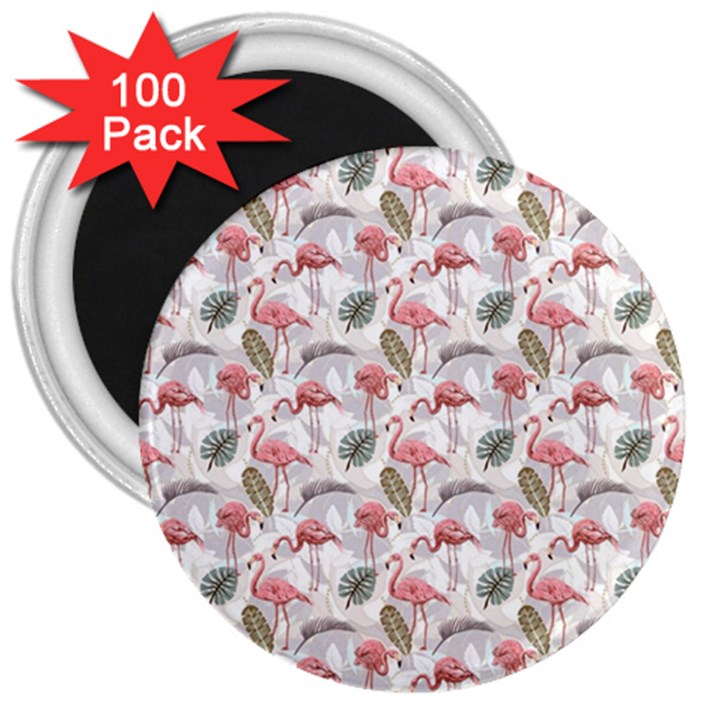 Flamingos 3  Magnets (100 pack)