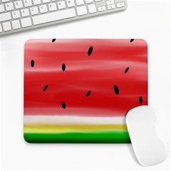 Painted Watermelon Pattern, Fruit Themed Apparel Large Mousepads by Casemiro