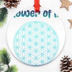 Flower Of Life  Ornament (round) by tony4urban