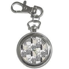 Abstract Pattern Key Chain Watches by Sparkle