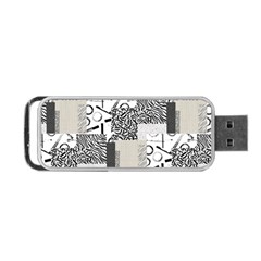 Abstract Pattern Portable Usb Flash (one Side) by Sparkle