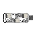 Abstract Pattern Portable USB Flash (One Side) Front