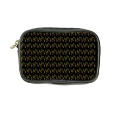 Fern Pattern 2 Black Coin Purse by violetheavensky