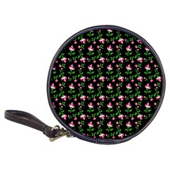 Pink Carnation Black Classic 20-cd Wallets by violetheavensky