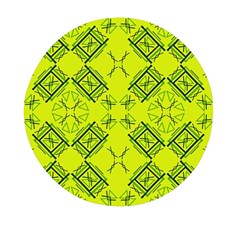 Abstract Pattern Geometric Backgrounds   Mini Round Pill Box by Eskimos