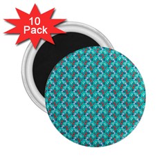 Digital Illusion 2 25  Magnets (10 Pack)  by Sparkle