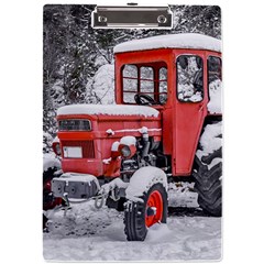 Tractor Parked, Olympus Mount National Park, Greece A4 Clipboard by dflcprintsclothing