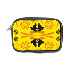 Floral Folk Damask Pattern Fantasy Flowers  Coin Purse by Eskimos