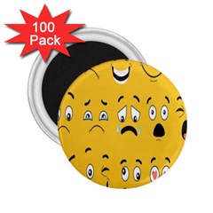 Emojis 2 25  Magnets (100 Pack)  by Sparkle