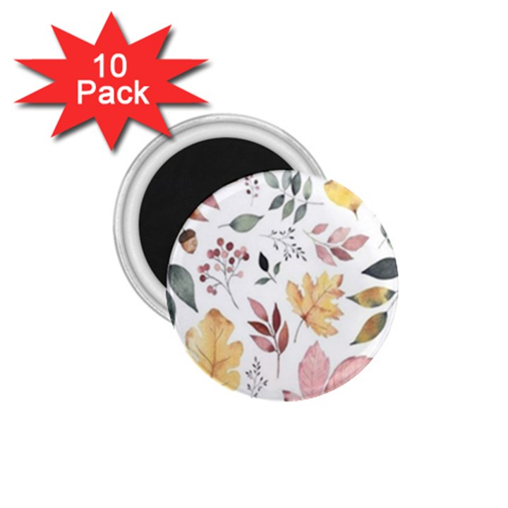 Flowers Pattern 1.75  Magnets (10 pack) 