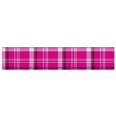 Pink Tartan-9 Small Flano Scarf by tartantotartanspink