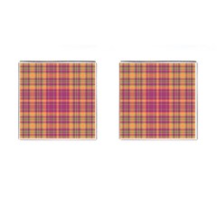 Tartan 9 Cufflinks (square) by tartantotartanspink2