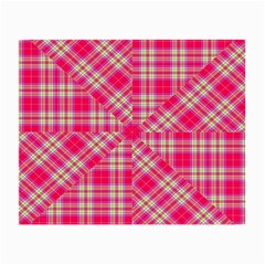 Pink Tartan-10 Small Glasses Cloth by tartantotartanspink2