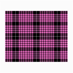 Pink Tartan 3 Small Glasses Cloth (2 Sides) by tartantotartanspink2