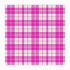 Pink Tartan Medium Glasses Cloth (2 Sides) by tartantotartanspink2