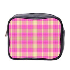 Pink Tartan 4 Mini Toiletries Bag (two Sides) by tartantotartanspink2