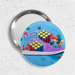 Floating-cubes-on-blue Backgrounderaser 20220422 203144521 Backgrounderaser 20220422 203216276 2 25  Handbag Mirrors by marthatravis1968