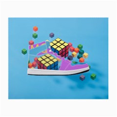 Floating-cubes-on-blue Backgrounderaser 20220422 203144521 Backgrounderaser 20220422 203216276 Small Glasses Cloth (2 Sides) by marthatravis1968