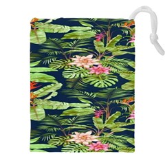 Flowers Pattern Drawstring Pouch (4xl) by Sparkle