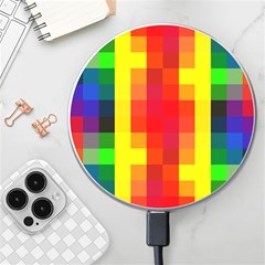 Pride Plaid Wireless Charger by WetdryvacsLair