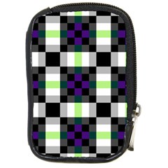 Agender Flag Plaid With Difference Compact Camera Leather Case by WetdryvacsLair