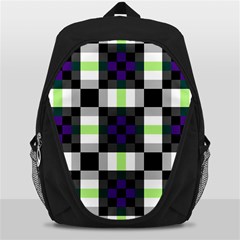 Agender Flag Plaid With Difference Backpack Bag by WetdryvacsLair