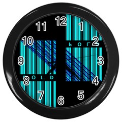 Folding For Science Wall Clock (black) by WetdryvacsLair