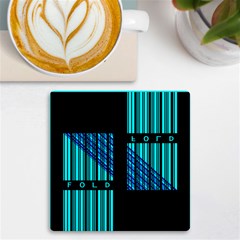 Folding For Science Uv Print Square Tile Coaster  by WetdryvacsLair