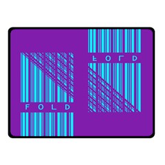 Fold At Home Folding Double Sided Fleece Blanket (small)  by WetdryvacsLair