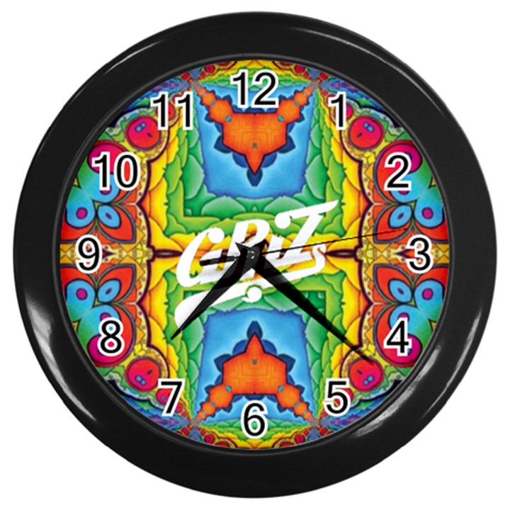 IMG_17122021_183700_(4000_x_4000_pixel) Wall Clock (Black)