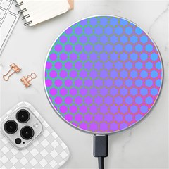 Hex Circle Points Vaporwave One Wireless Charger by WetdryvacsLair