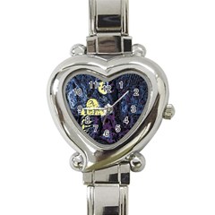 Glitch Witch Ii Heart Italian Charm Watch by MRNStudios