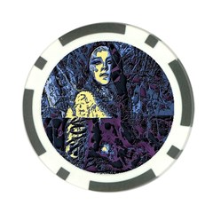 Glitch Witch Ii Poker Chip Card Guard (10 Pack) by MRNStudios