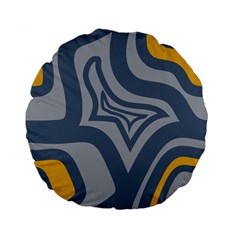 Abstract Pattern Geometric Backgrounds Standard 15  Premium Flano Round Cushions by Eskimos