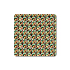 Color Spots Square Magnet by Sparkle