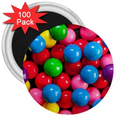 Bubble Gum 3  Magnets (100 Pack) by artworkshop