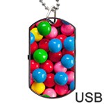 Bubble Gum Dog Tag USB Flash (Two Sides) Front