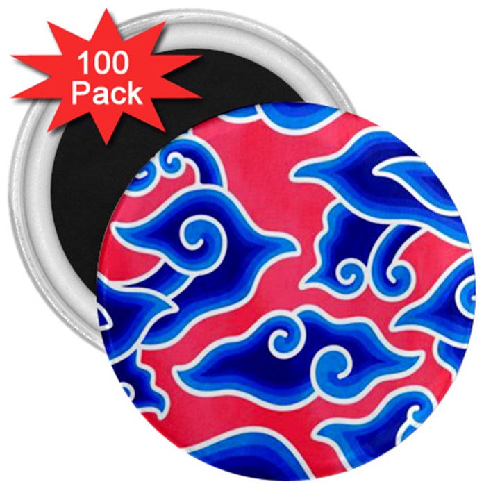 Batik Megamendung 3  Magnets (100 pack)