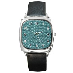 Bubble Wrap Square Metal Watch by artworkshop