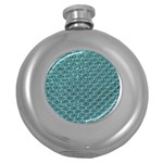 Bubble Wrap Round Hip Flask (5 oz) Front