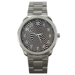 Pattern Sport Metal Watch by artworkshop