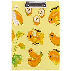 Banana Cichlid A4 Clipboard by artworkshop