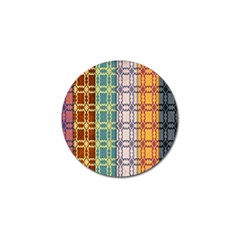 Grungy Vintage Patterns Golf Ball Marker by artworkshop