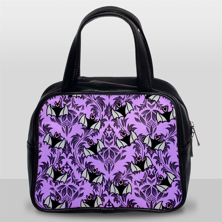 Purple Bats Classic Handbag (Two Sides)