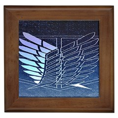 Attack On Titan Scouting Legion Framed Tile by artworkshop