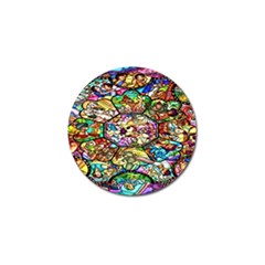 Character Disney Stained Golf Ball Marker (10 Pack) by artworkshop