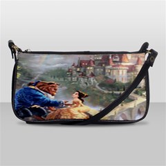 Beauty And The Beast Castle Shoulder Clutch Bag by artworkshop