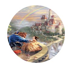 Beauty And The Beast Castle Mini Round Pill Box (pack Of 5) by artworkshop