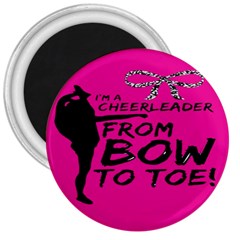 Bow To Toe Cheer 3  Magnets by artworkshop