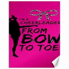 Bow To Toe Cheer Canvas 12  X 16  by artworkshop